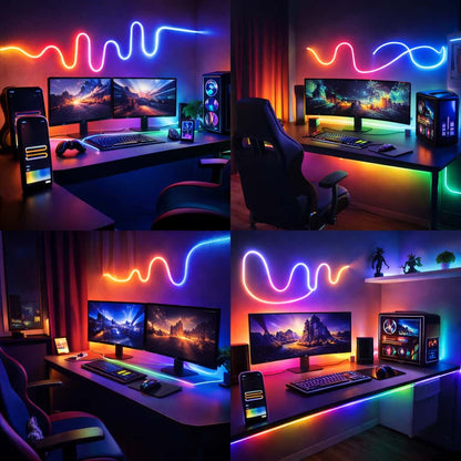 Luz LED RGB para Setup Gamer (Sync con Música)