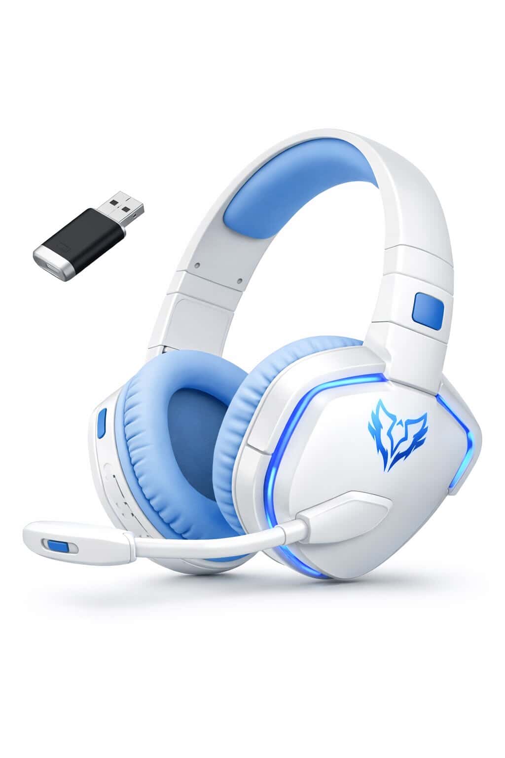 FreezeSound Pro™ – Auriculares Gaming Inalámbricos PS5 con Estación de Carga