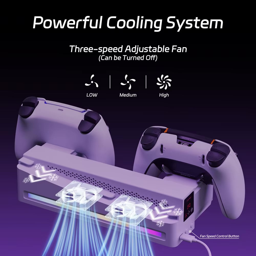 Base Refrigerante PRO para PS5 – Evita sobrecalentamiento y ruido