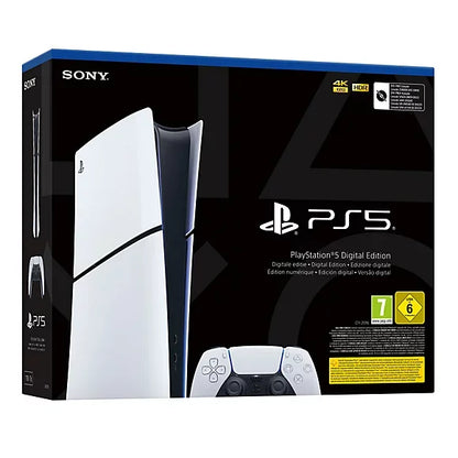 PlayStation 5 PS5 Slim 825GB Digital Edition EU – Consola Gaming Compacta con SSD de Alta Velocidad