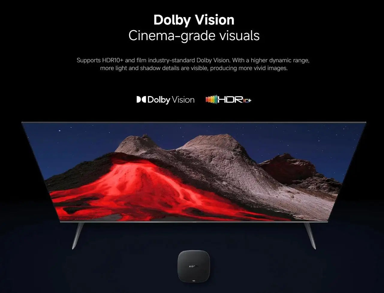 Xiaomi TV Box S 3ra Generación 4K UHD Google TV Dolby Vision HDR10+ WiFi Bluetooth