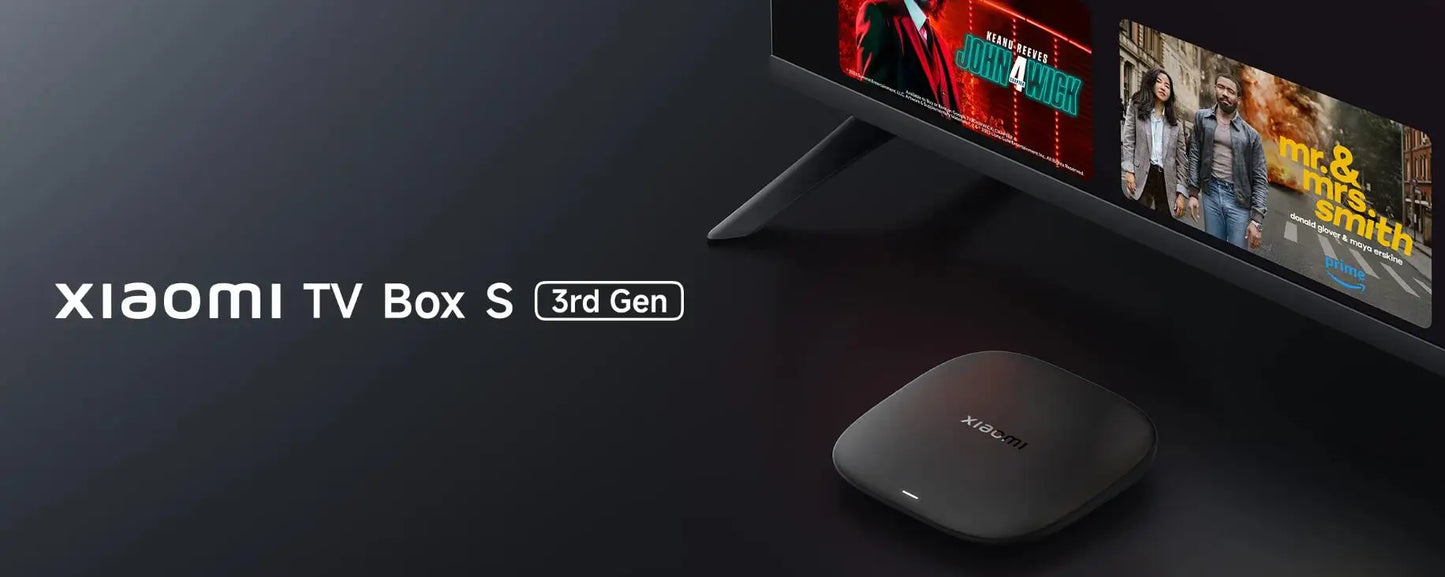 Xiaomi TV Box S 3ra Generación 4K UHD Google TV Dolby Vision HDR10+ WiFi Bluetooth