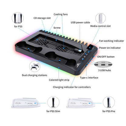 Base de Disipación de Calor PS5