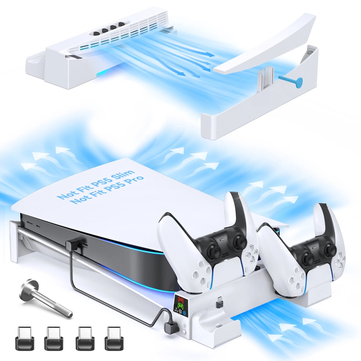 Base Refrigerante PRO para PS5 – Evita sobrecalentamiento y ruido